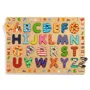 Puzzle educativ din lemn Djeco ABC, 26 piese