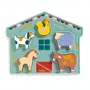 Puzzle din lemn in relief Djeco Mowy foto