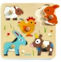 Puzzle din lemn Djeco Hihan & Co foto