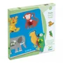 Puzzle din lemn Djeco Family Jungle foto