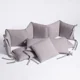Защита для детской кроватки Perina Soft Cotton Серо-лиловый foto