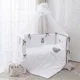 Lenjerie de pat pentru copii Perina Teddy Love Gri/Oliva foto