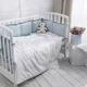 Lenjerie de pat pentru copii Perina Toys Sateen Collection Acvamarin foto