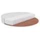 Saltea rotunda pentru copii Eucalyptus Olivia 70x70x6cm foto