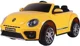 Masina electrica KikkaBoo Volkswagen Beetle Yellow