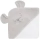 Prosop cu gluga terry KikkaBoo Joyful Mice, 90x90 cm foto