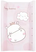 Saltea pentru infasat tare KikkaBoo Hippo Dreams, 70x50 cm