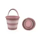 Складное ведро для ванной BabyJem Pink foto