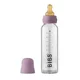Бутылочка стеклянная aнтиколиковая BIBS Mauve с латексной соской (0+ мес.), 225 мл.