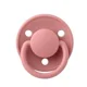 Suzeta rotunda BIBS De Lux Dusty Pink din silicon (0-36 luni) foto