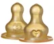 Set 2 tetine din latex pentru biberon BIBS cu flux rapid