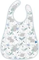 Baveta impermeabila cu buzunar KikkaBoo Savanna Pattern Blue foto