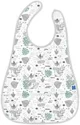 Baveta impermeabila cu buzunar KikkaBoo Savanna Pattern Grey foto