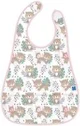 Baveta impermeabila cu buzunar KikkaBoo Savanna Pattern Pink