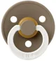 Suzeta rotunda BIBS Dark Oak Night din latex (0-6 luni) foto