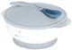 Set castron cu ventuza si lingurita cu senzor de temperatura KikkaBoo Blue foto