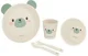 Set de masa din bambus KikkaBoo Bamboo Bear Mint, 5 piese foto