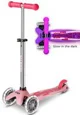 Trotineta Micro Mini Deluxe Glow LED Frosty Pink foto