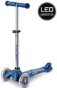 Trotineta Micro Mini Deluxe Galaxy Glitter LED Navy foto