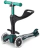 Trotineta Micro Mini 3 in 1 Deluxe ECO LED Green