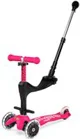 Самокат Micro Mini 3 в 1 Deluxe Plus LED Pink foto