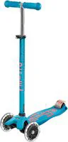 Trotineta Micro Maxi Deluxe LED Carribean Blue foto