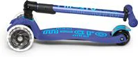 Складной самокат Micro Maxi Deluxe Foldable LED Navy foto