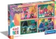 Puzzle Clementoni 4 in 1 Trolls 3 foto