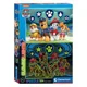 Puzzle cu efect fosforescent Clementoni Paw Patrol, 104 piese foto