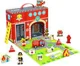 Set de joaca din lemn Tooky Toy Pompierii foto