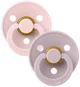 Set 2 suzete rotunde din latex BIBS Colour Blossom/Dusky Lilac (6-18 luni) foto