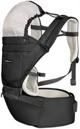 Рюкзак-кенгуру 3 в 1 KikkaBoo Chloe Mesh Black foto