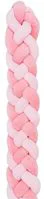 Плетеная боковая защита KikkaBoo Pink (толщина 15 см), 180 см foto