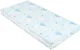 Saltea pentru patut KikkaBoo Siesta Clouds Blue, 120x60x10 cm