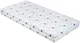 Saltea pentru patut KikkaBoo Siesta Stars Grey, 120x60x10 cm