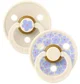 Set 2 suzete rotunde din latex BIBS Studio Colour Jasmine - Ivory Mix (0-6 luni) foto
