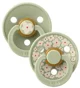 Set 2 suzete rotunde din latex BIBS Studio Colour Jasmine - Sage Mix (6-18 luni) foto