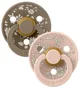 Set 2 suzete rotunde din latex BIBS LIBERTY Colour Capel - Blush Mix (6-18 luni) foto