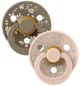 Set 2 suzete rotunde din latex BIBS LIBERTY Colour Capel - Blush Mix (0-6 luni) foto