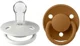 Set 2 suzete rotunde din silicon BIBS De lux Haze/Caramel (0-36 luni)