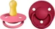 Набор из 2 круглых латексных пустышек BIBS De Lux Coral/Ruby (0-6 мес.) foto
