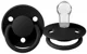 Suzeta rotunda din silicon BIBS De Lux Black (0-36 luni) foto