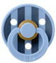 Suzeta rotunda din latex BIBS Studio Colour Block - Sky Blue (0-6 luni) foto