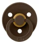 Suzeta rotunda din latex BIBS Mocha (0-6 luni) foto