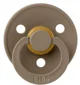 Suzeta rotunda din latex BIBS Dark Oak (0-6 luni) foto
