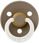 Suzeta rotunda din latex BIBS Glow Dark Oak (0-6 luni) foto