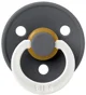 Suzeta rotunda din latex BIBS Glow Iron (0-6 luni) foto