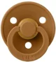 Suzeta rotunda din latex BIBS Caramel (0-6 luni) foto