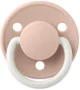 Suzeta rotunda din latex BIBS De Lux Glow Blush (6-18 luni) foto