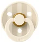 Suzeta rotunda din latex BIBS Studio Colour Block - Ivory Vanilla (6-18 luni) foto